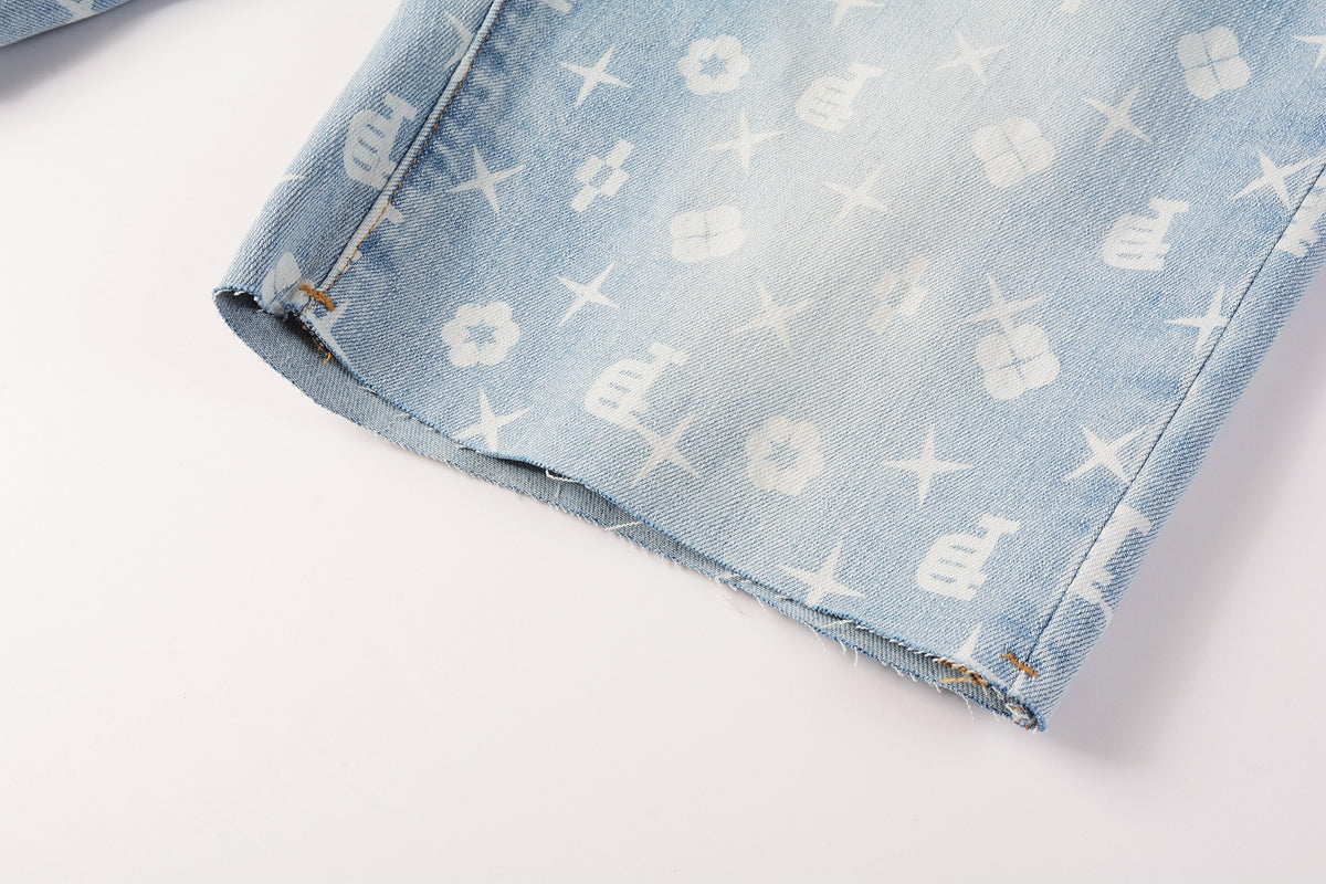 AM-Men's short jeans 5089