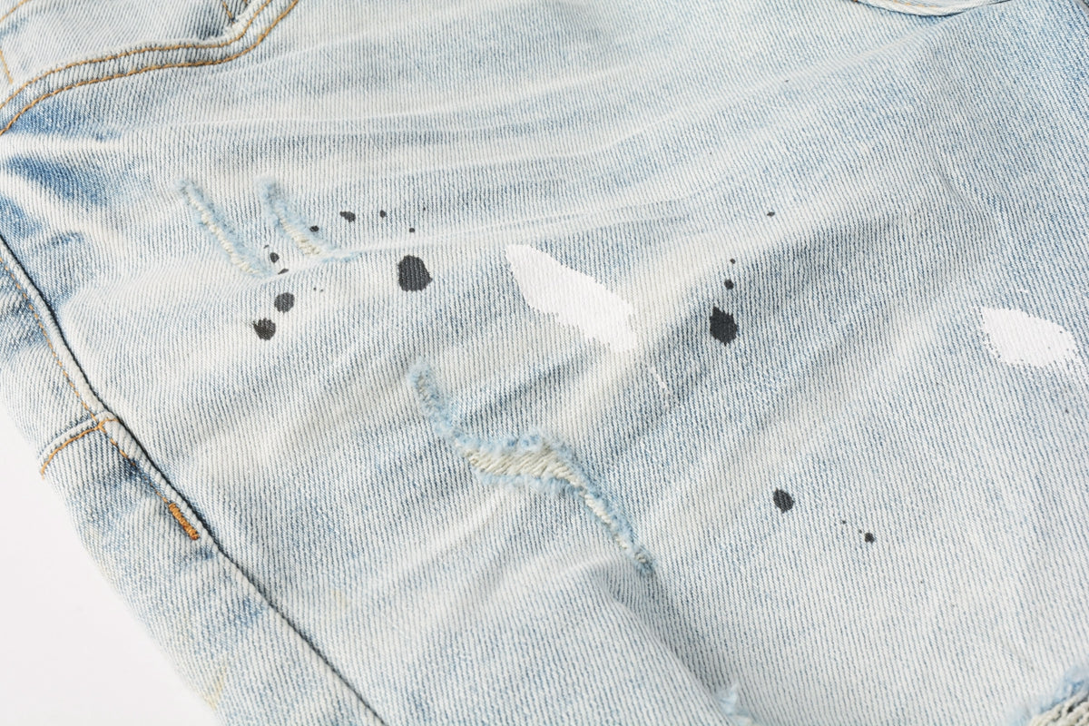 AM-Men's short jeans 5006