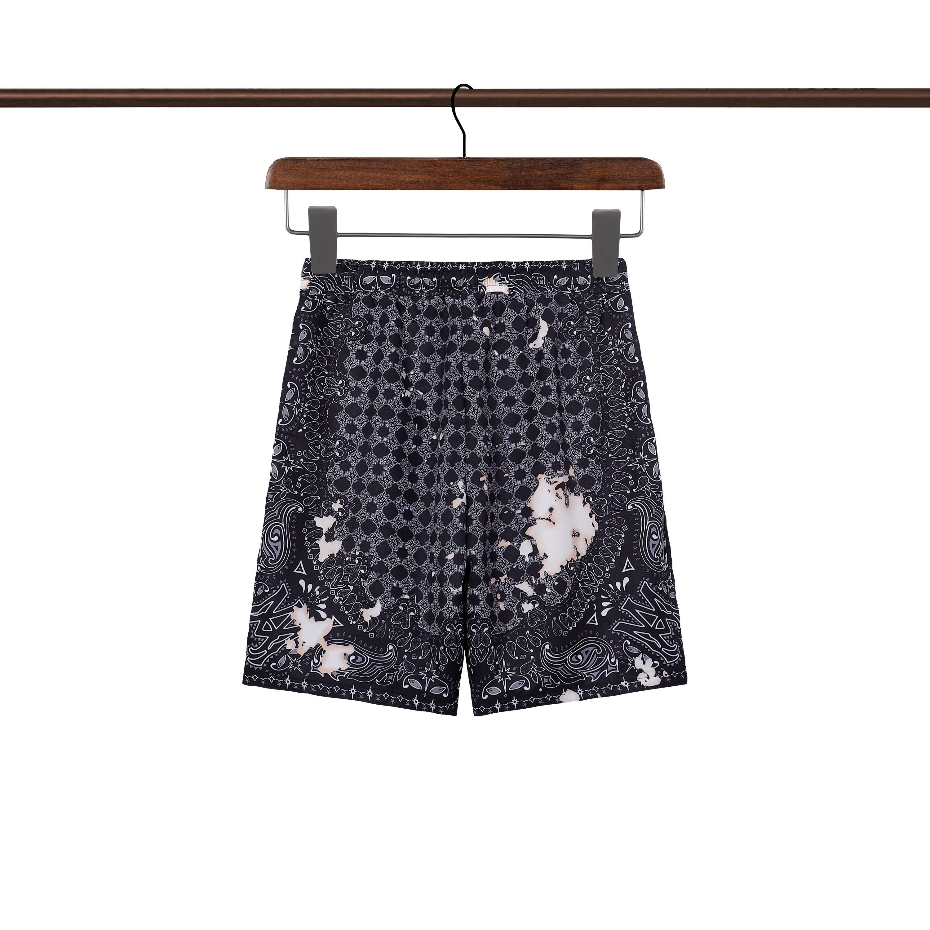 AMIRI 2025 Spring and early spring silk shorts and shirt suit