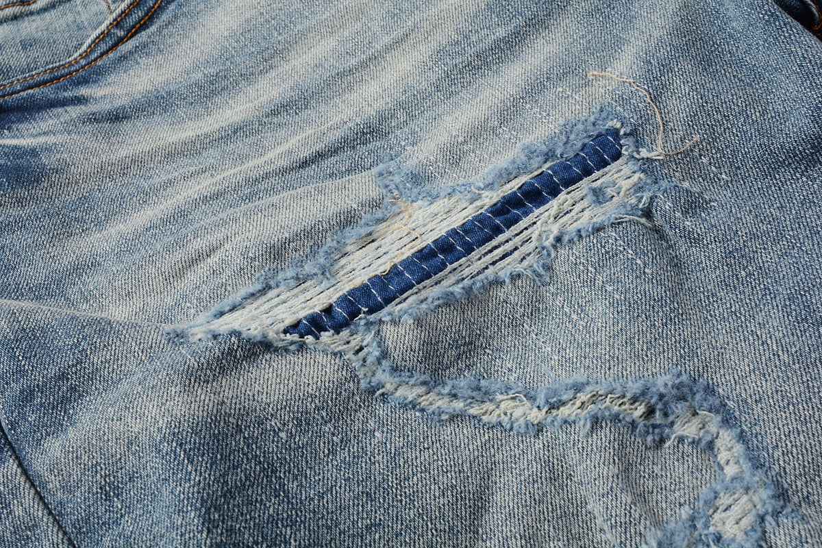 AM-Men's short jeans 5013