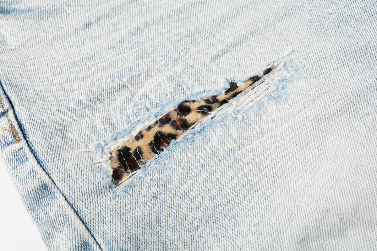 AM-Men's short jeans 5087