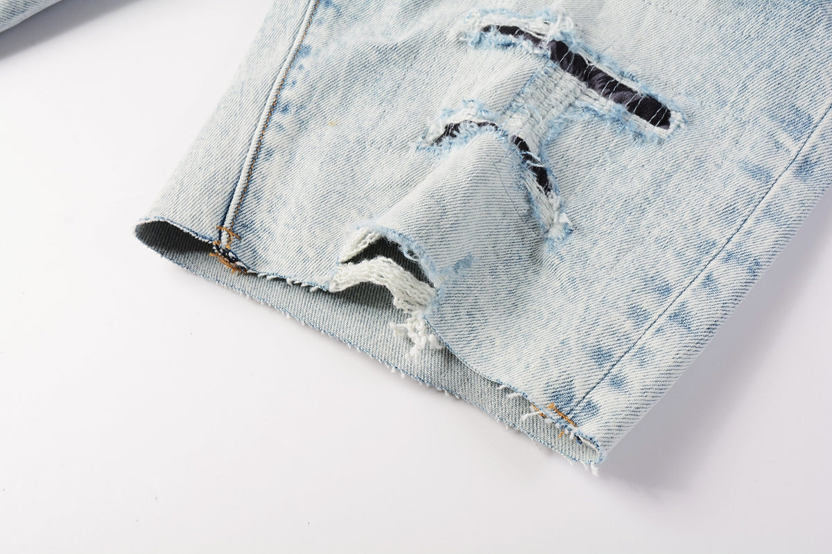 AM-Men's short jeans 5087