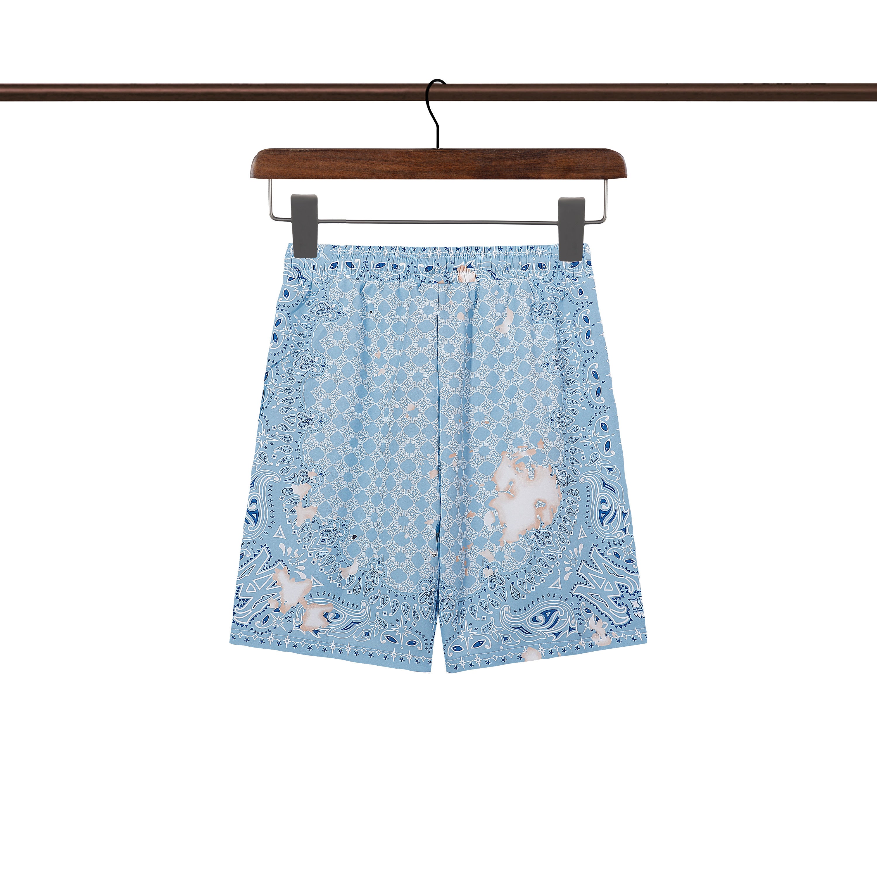 AMIRI 2025 Spring and early spring silk shorts and shirt suit