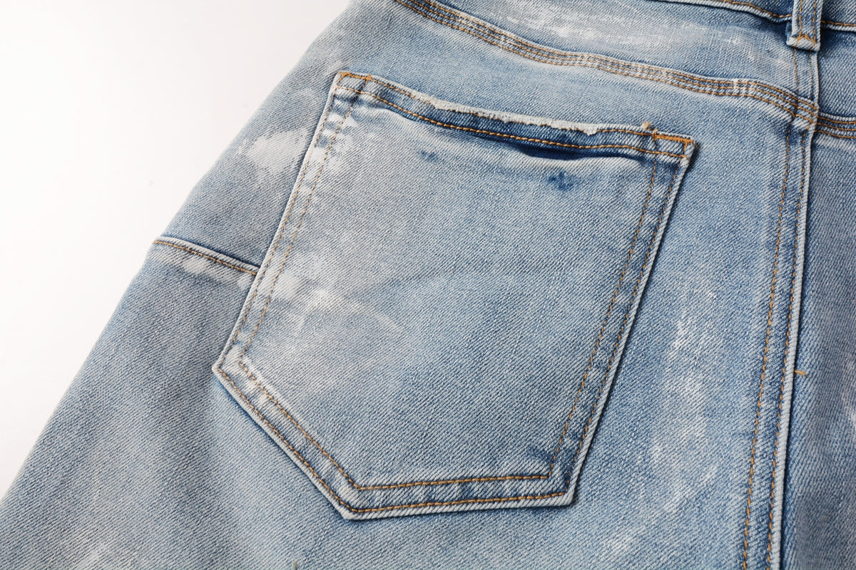 AM-Men's short jeans 5091