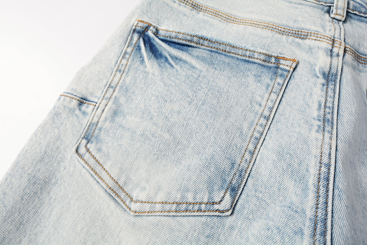 AM-Men's short jeans 5087