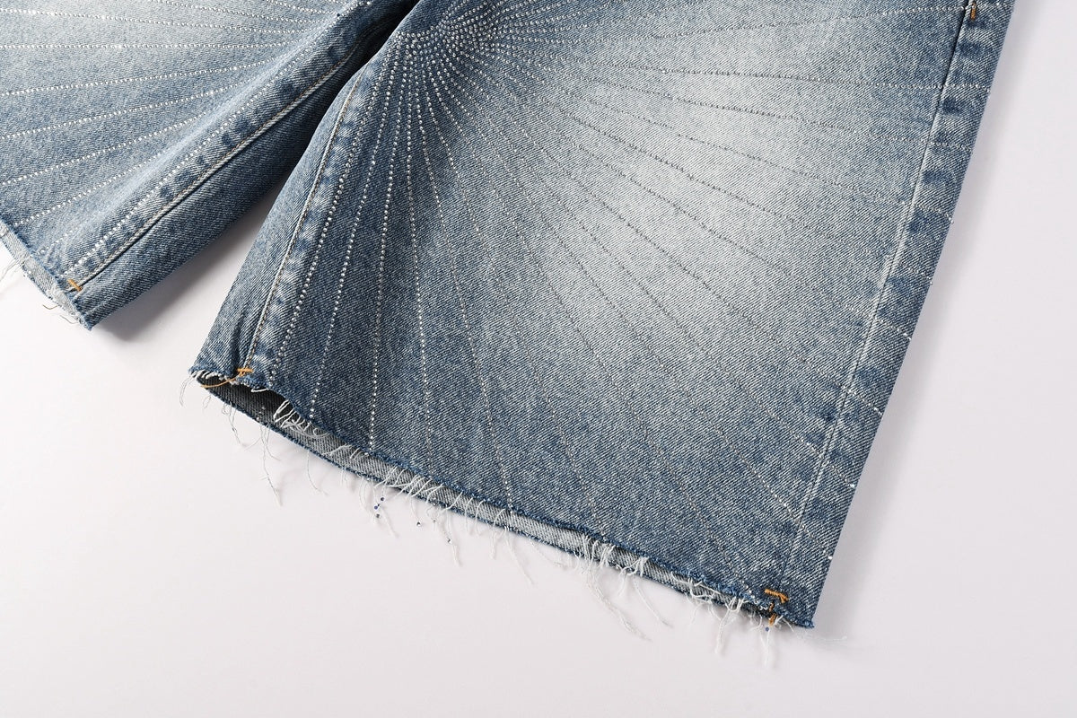 AM-Men's short jeans 5100