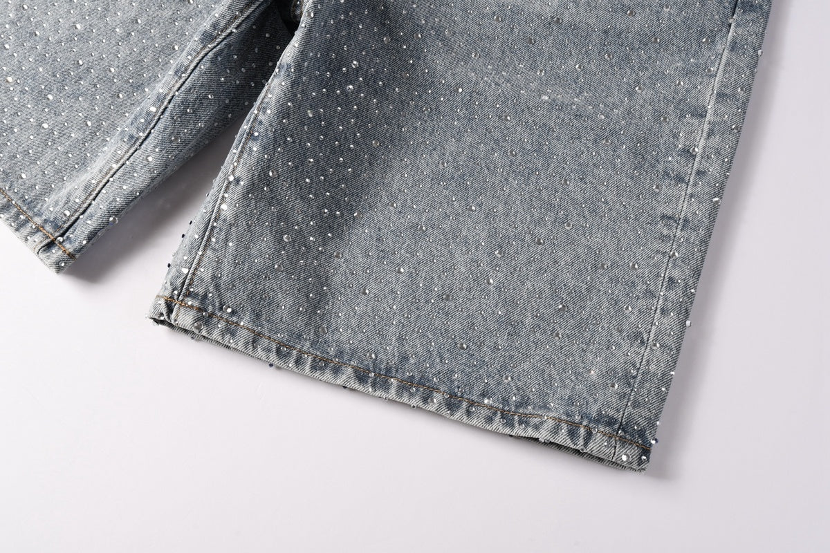AM-Men's short jeans 5096