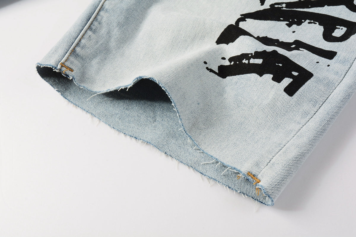 AM-Men's short jeans 5048