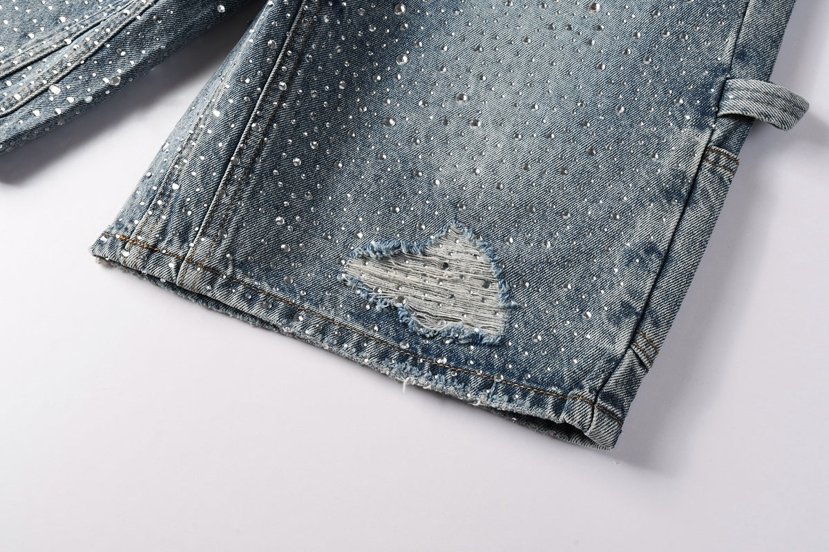 AM-Men's short jeans 5097