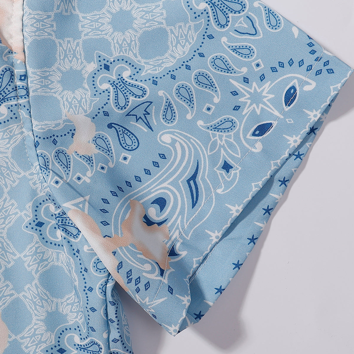 AMIRI 2025 Spring and early spring silk shorts and shirt suit