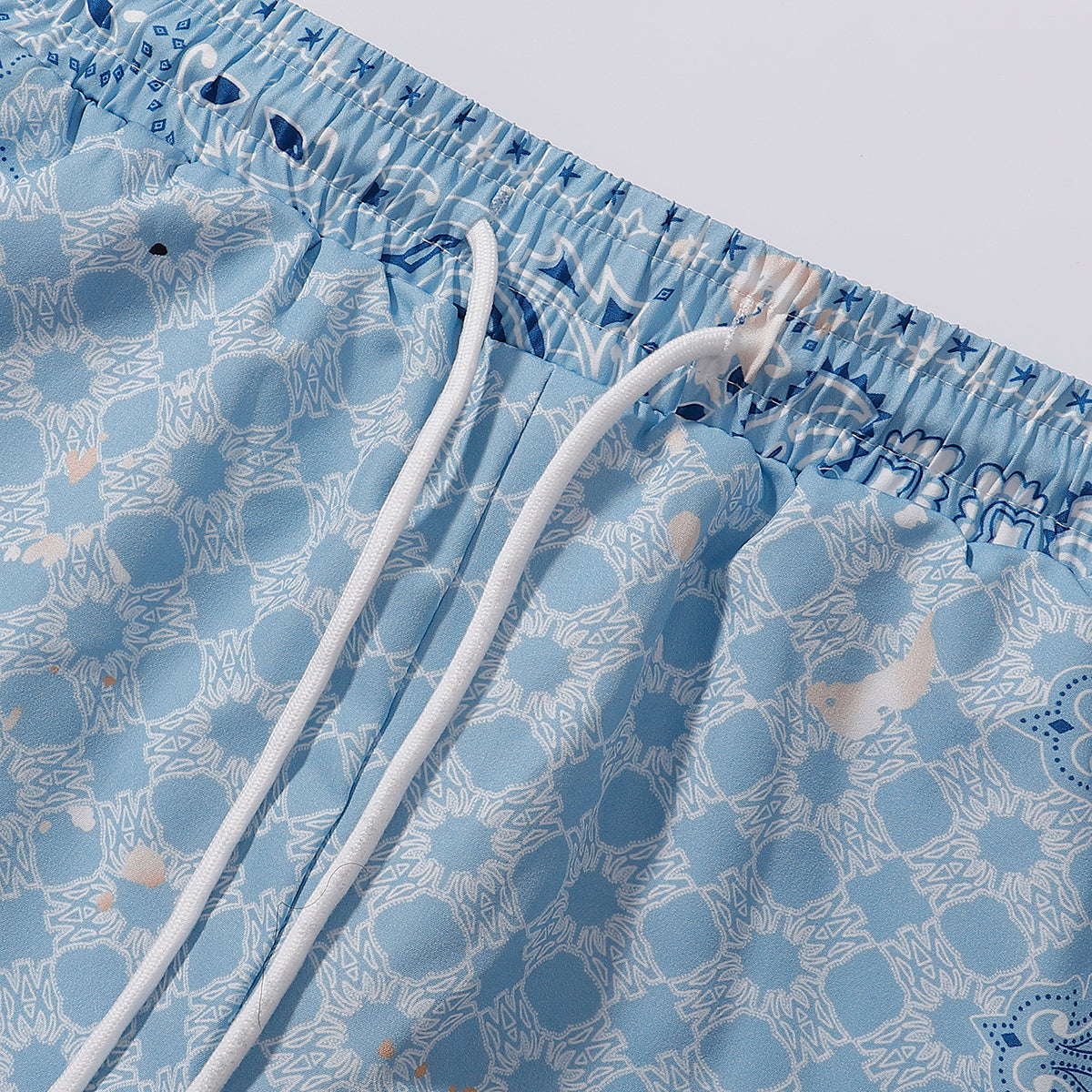 AMIRI 2025 Spring and early spring silk shorts and shirt suit