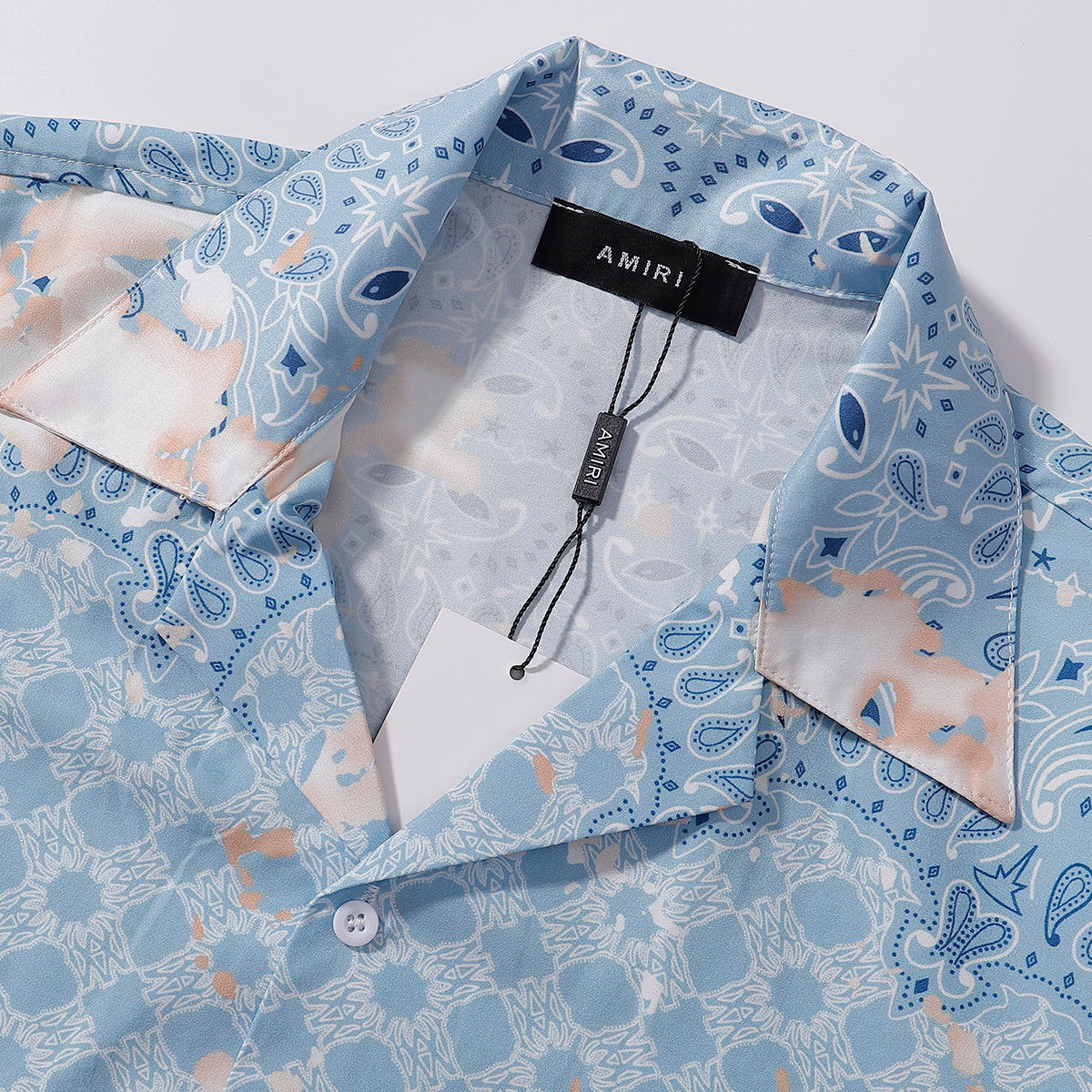 AMIRI 2025 Spring and early spring silk shorts and shirt suit