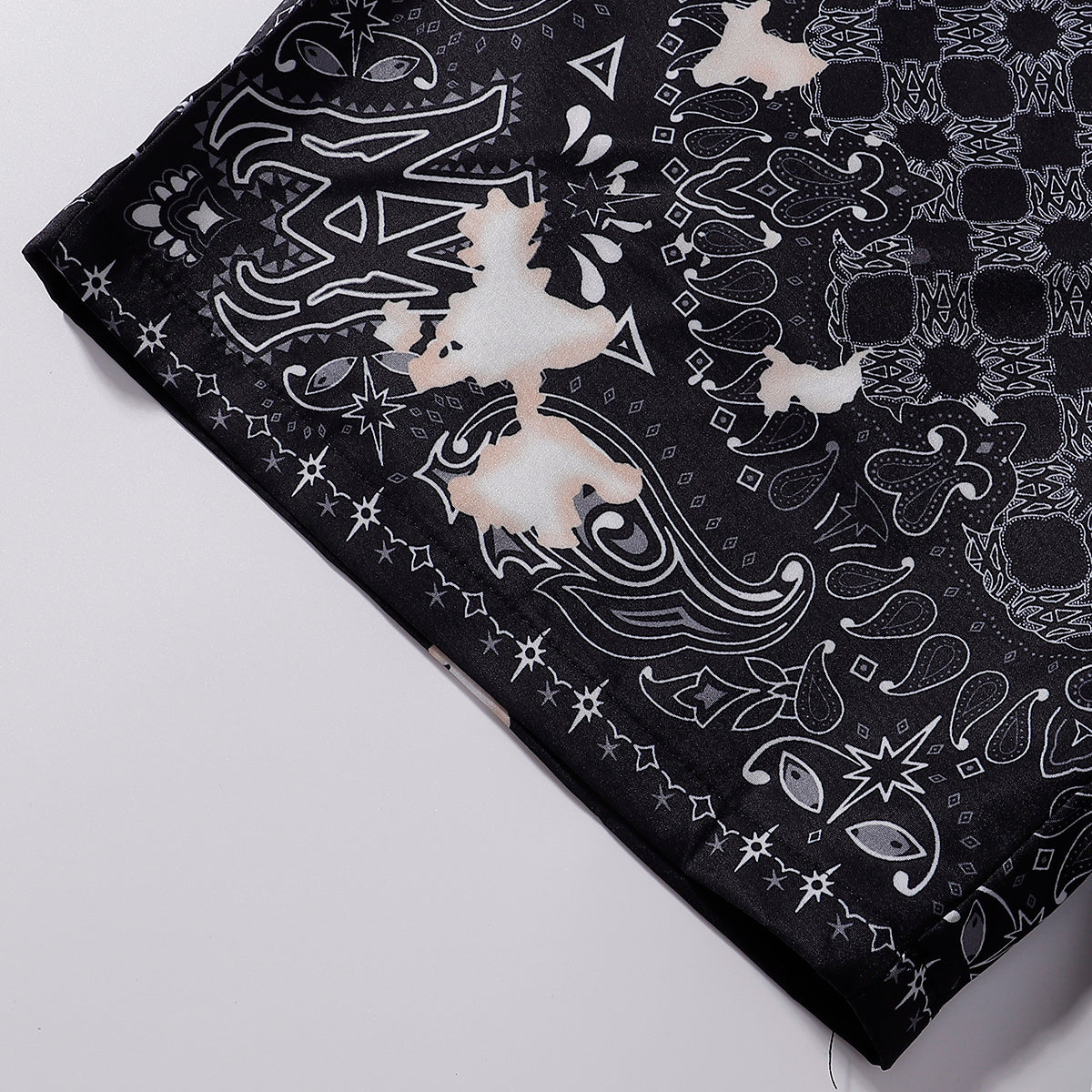 AMIRI 2025 Spring and early spring silk shorts and shirt suit