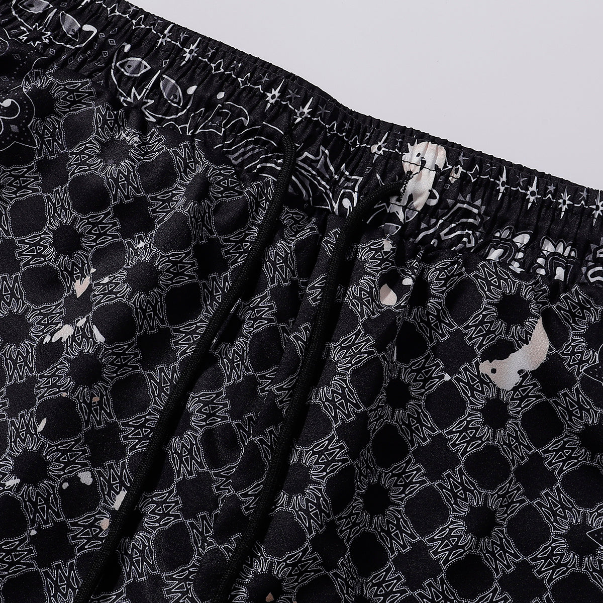 AMIRI 2025 Spring and early spring silk shorts and shirt suit