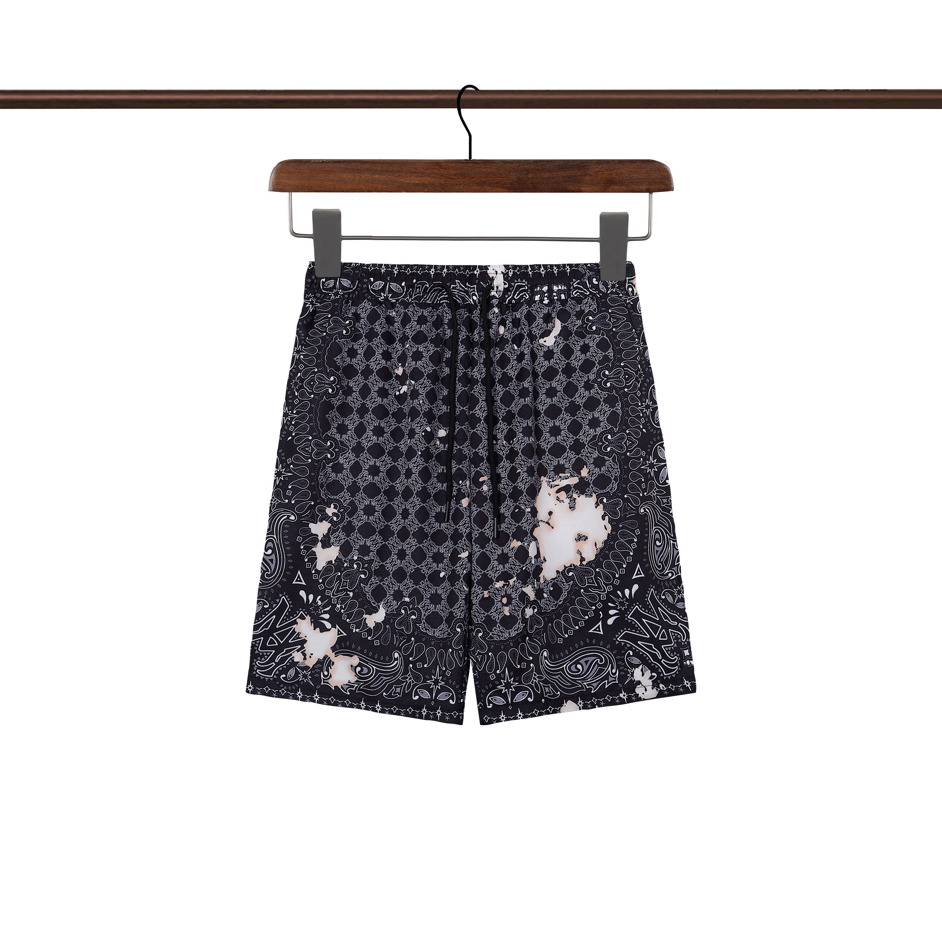 AMIRI 2025 Spring and early spring silk shorts and shirt suit