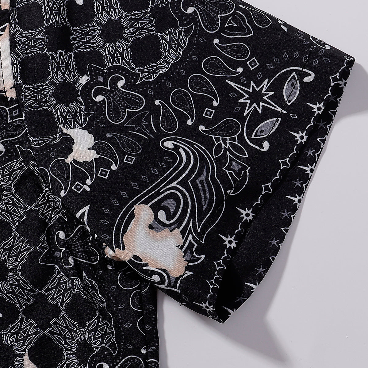 AMIRI 2025 Spring and early spring silk shorts and shirt suit